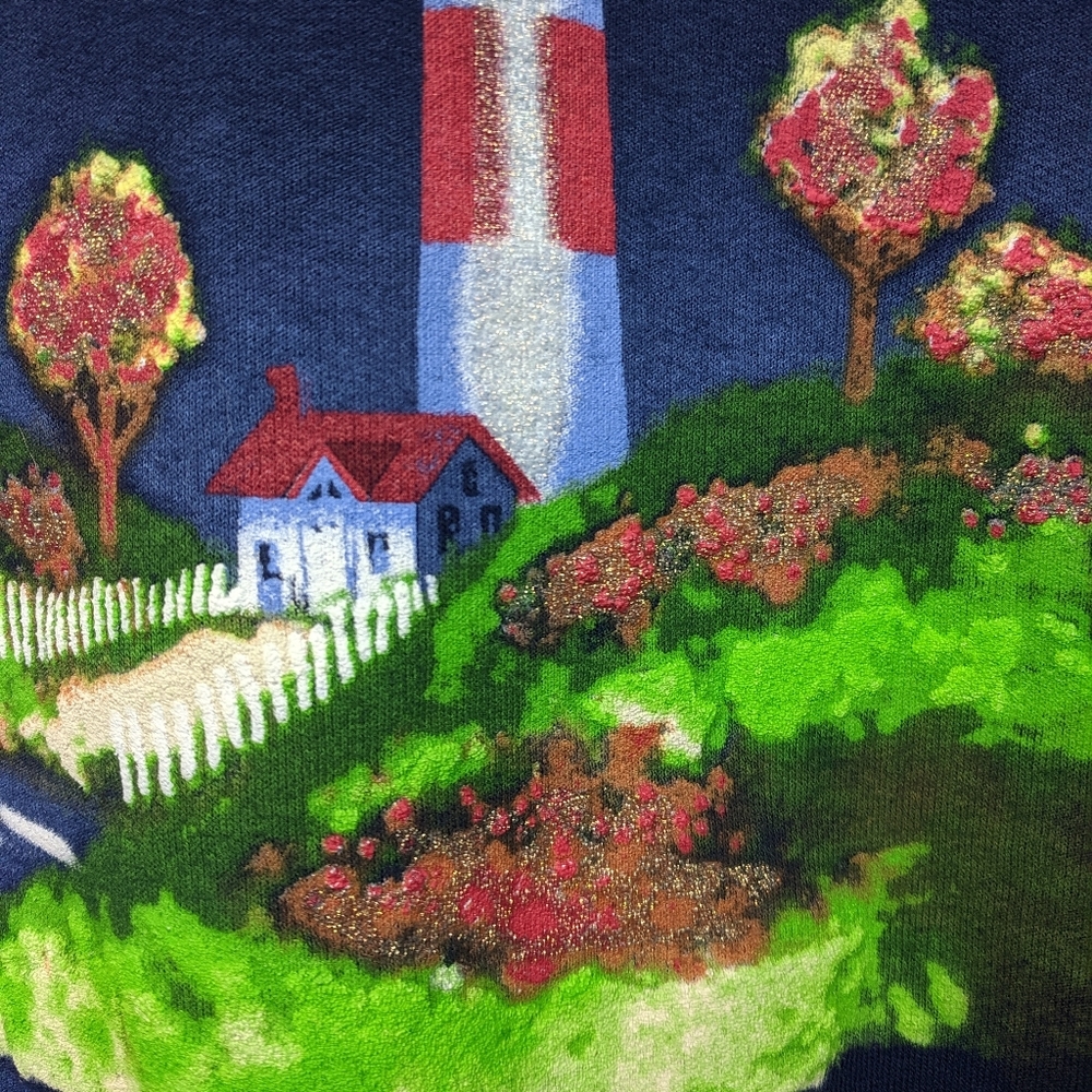 Vintage Graphic Lighthouse Fleece - Picture 4 of 5